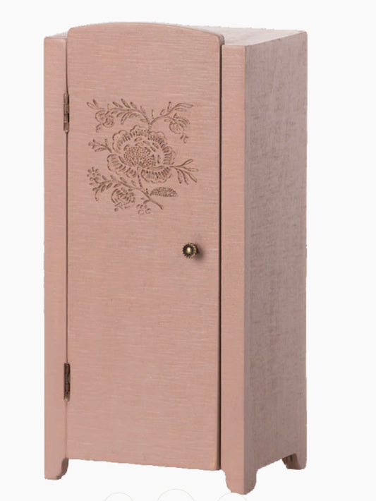 MAILEG MINIATURE CLOSET - LIGHT ROSE