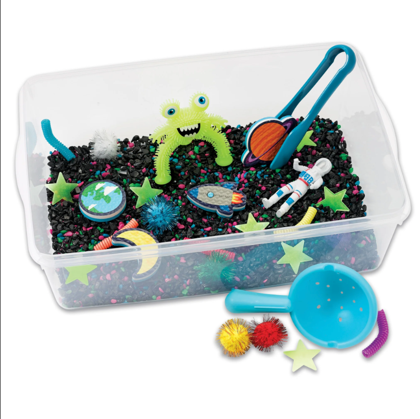 SENSORY BIN OUTER SPACE
