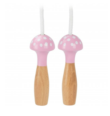 PINK POLKA DOT SKIPPING ROPE