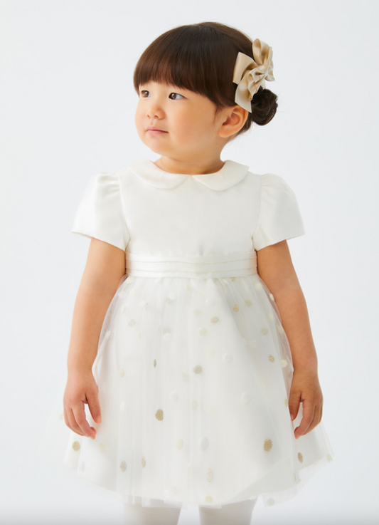 ABEL & LULA POLKA DOT TULLE DRESS
