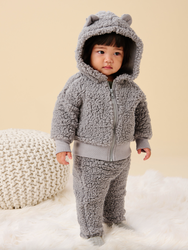 TEA SHERPA BABY PANTS