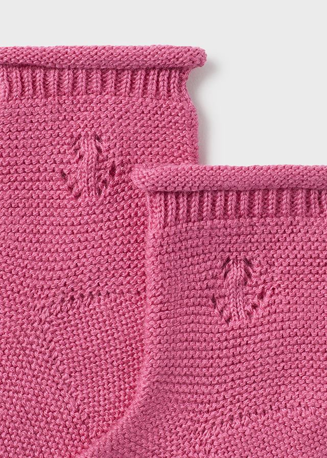 MAYORAL KNIT CARDIGAN WITH SOCKS