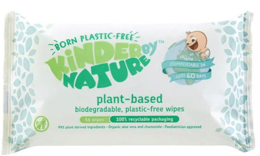 KINDER BY NATURE PLANT - BASED BABY WIPES