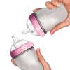 COMOTOMO BABY BOTTLE 8 OZ PINK DBL PACK