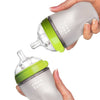 COMOTOMO BABY BOTTLE 8 OZ GREEN DOUBLE PACK