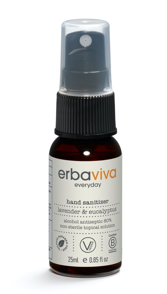 ERBAVIVA LAVENDER EUCALYPTUS HAND SANITIZER - MINI