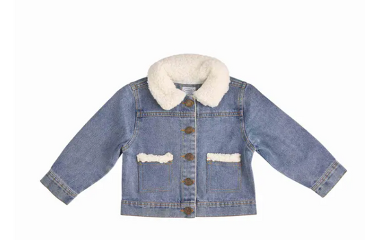 denim sherpa jacket