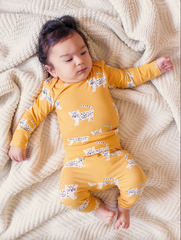 TEA COLLECTION BABY LAP SHOULDER TOP SET