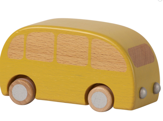 MAILEG WOODEN BUS - YELLOW