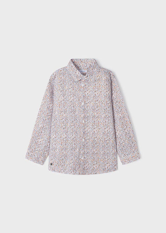 MAYORAL LONG SLEEVE FLORAL PRINTED SHIRT