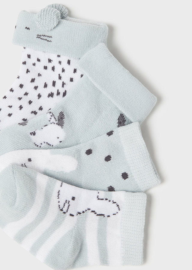 MAYORAL SOCKS SET 4 PAIRS - MINT