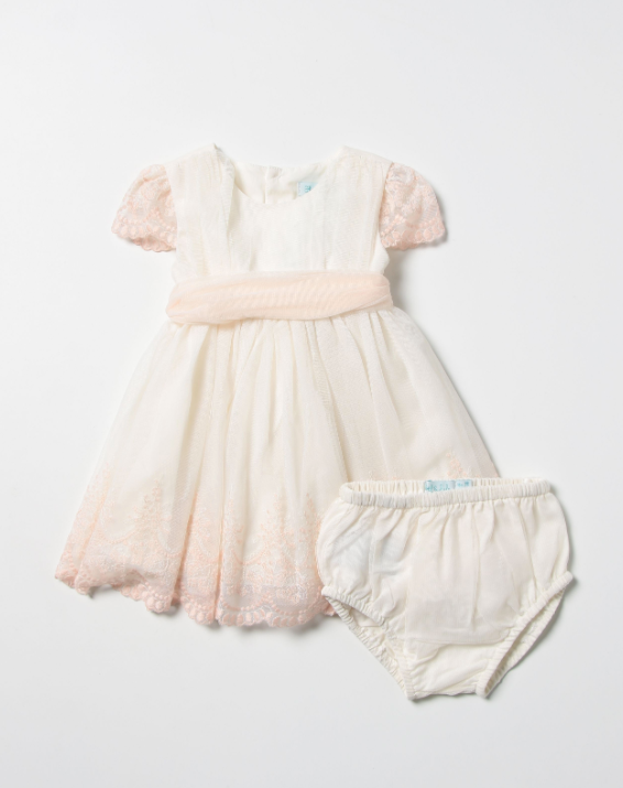 ABEL & LULA EMBROIDERED TULLE DRESS