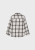 MAYORAL LONG SLEEVE CHECKERED CREAM SHIRT