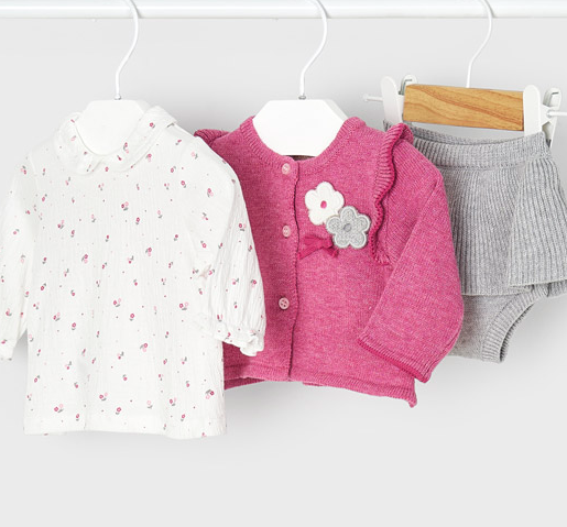 MAYORAL 3 PIECE KNITTED SKIRT SET