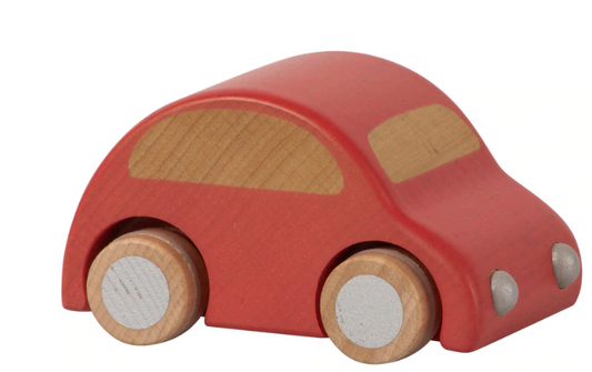 MAILEG WOODEN CAR - RED