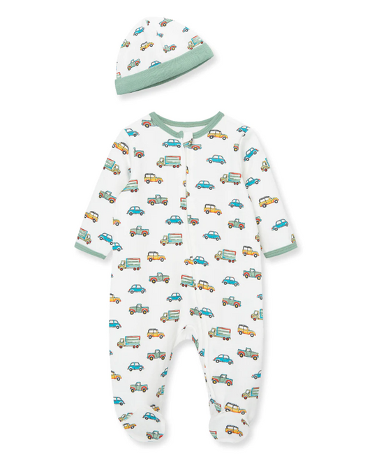 ON THE GO FOOTIE AND HAT