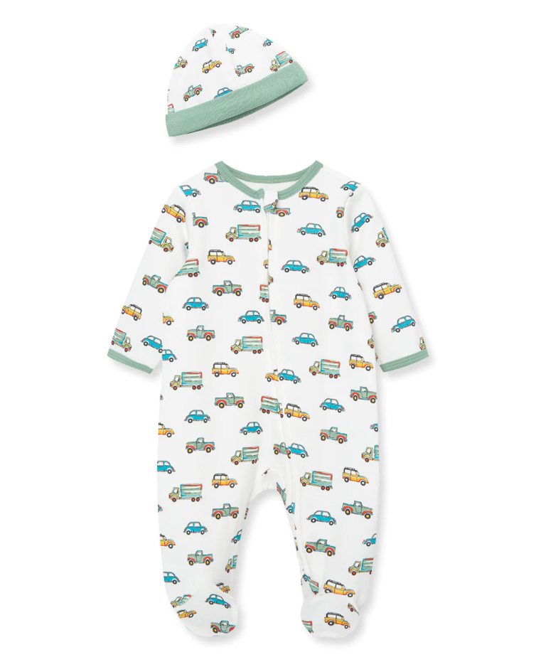 ON THE GO FOOTIE AND HAT