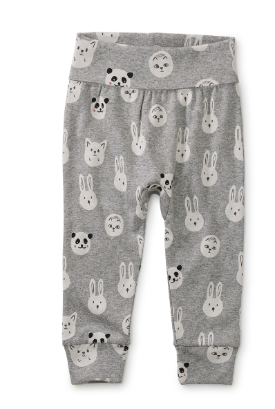 TEA COLLECTION FOLD OVER WAIST BABY PANTS