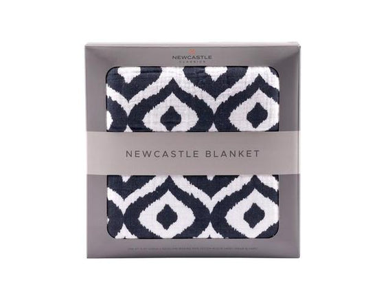 MOROCCAN BLUE NEWCASTLE BLANKET