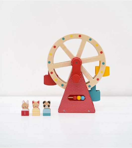 CARNIVAL PLAYSET WOODEN FERRIS WHEEL