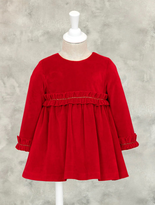 ABEL & LULA VELVET DRESS