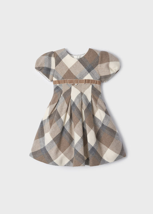 MAYORAL PLAID DRESS