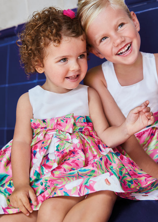 ABEL & LULA COMBINED MIKADO DRESS