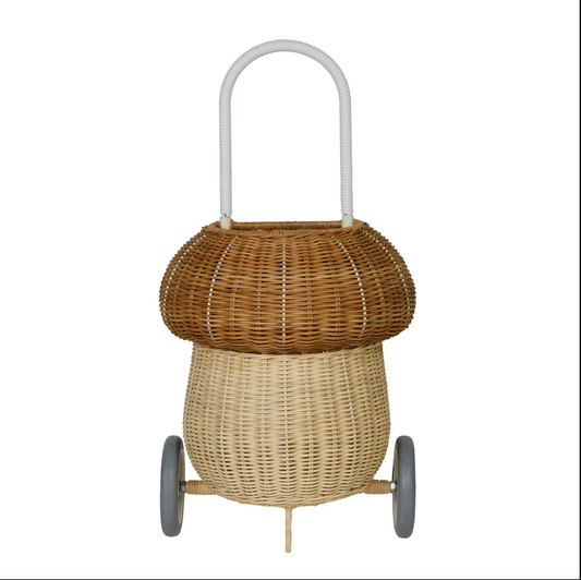 RATTAN MUSHROOM LUGGY - NATURAL - NATURAL