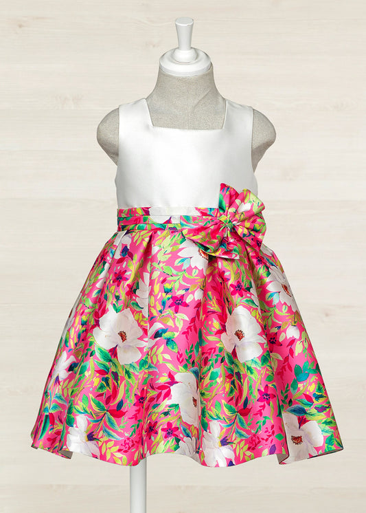 ABEL & LULA COMBINED MIKADO DRESS