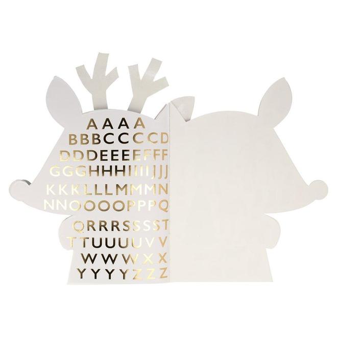 REINDEER STICKER SKETCH BOOK