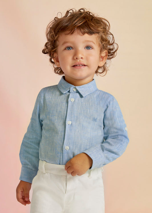 ABEL & LULA LONG SLEEVE SHIRT - BLUE