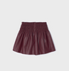 MAYORAL FAUX LEATHERED SKORT