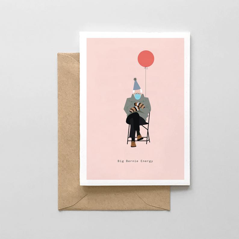 BIG BERNIE ENERGY CARD