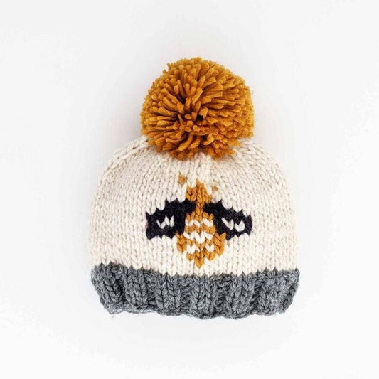 BUMBLEBEE KNIT BEANIE HAT