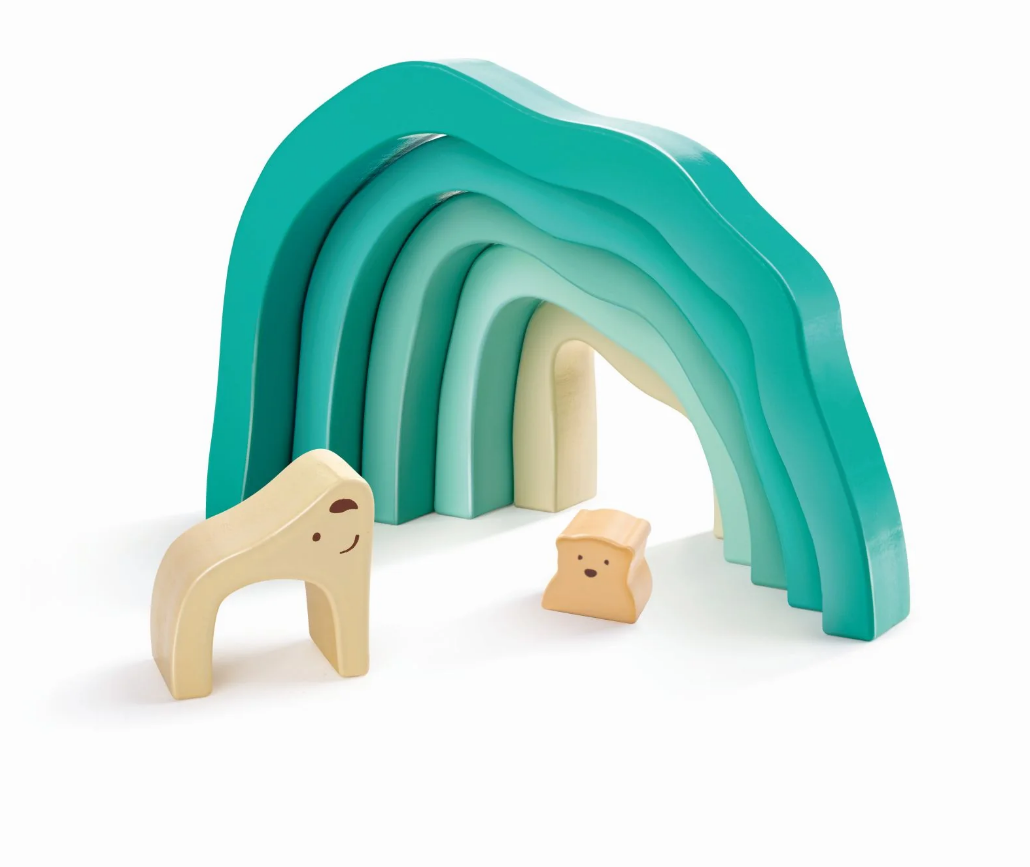 ARTIC POLAR BEAR STACKING BLOCKS