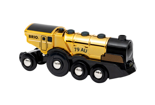 BRIO MIGHTY GOLD ACTION LOCOMOTIVE