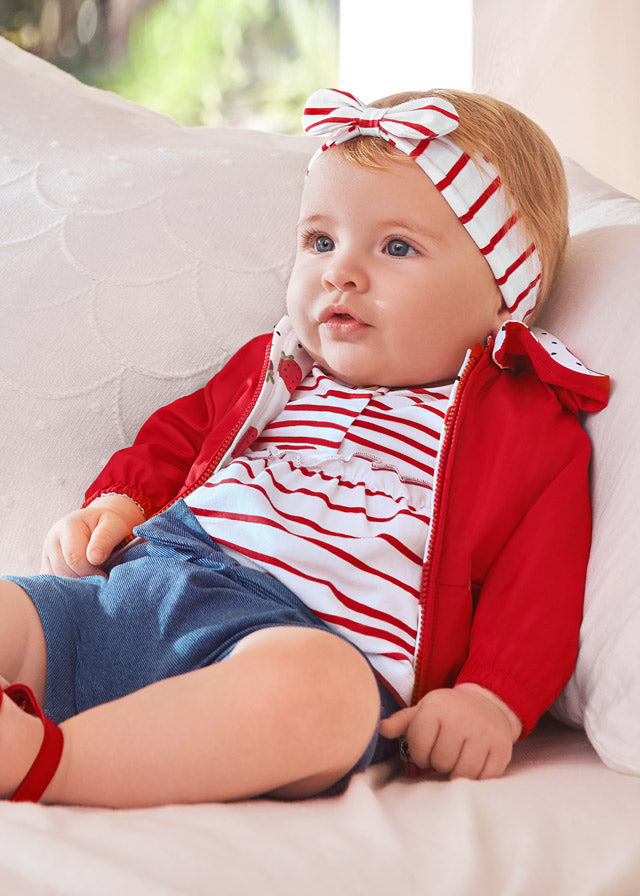 MAYORAL REVERSIBLE WINDBREAKER - STRAWBERRY