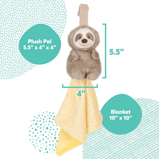 BABY GUND LIL' LUVS TUCK-AWAY LOVEY REESE SLOTH
