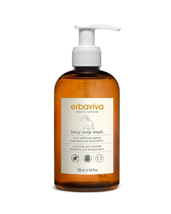 ERBAVIVA BABY BODY WASH 8 FL OZ