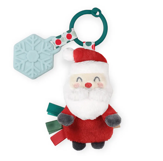 ITZY RITZY HOLIDAY SANTA ITZY PAL PLUSH + TEETHER