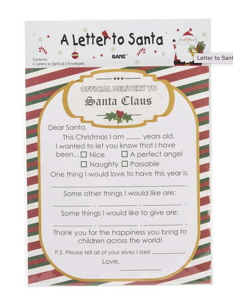 LETTER TO SANTA