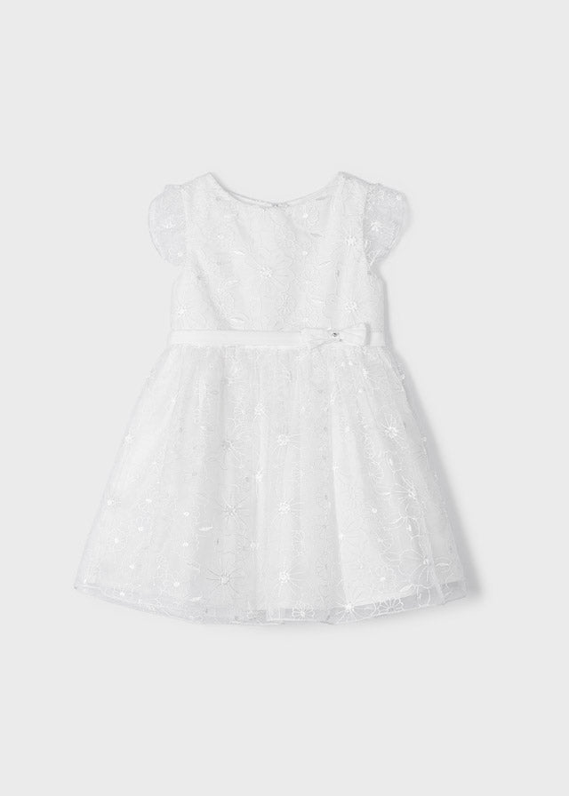 Mayoral fashion white lace dress