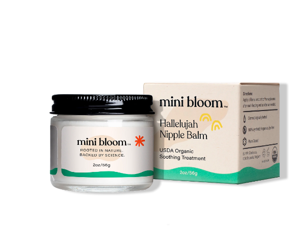 mini bloom nipple balm organic