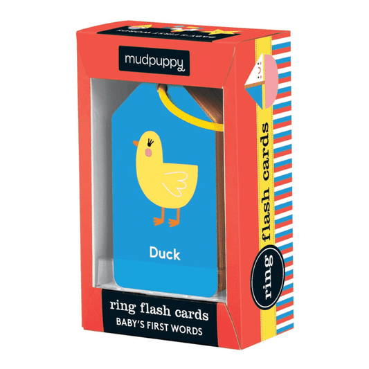 BABY'S FIRST WORDS RING FLASH CARDS