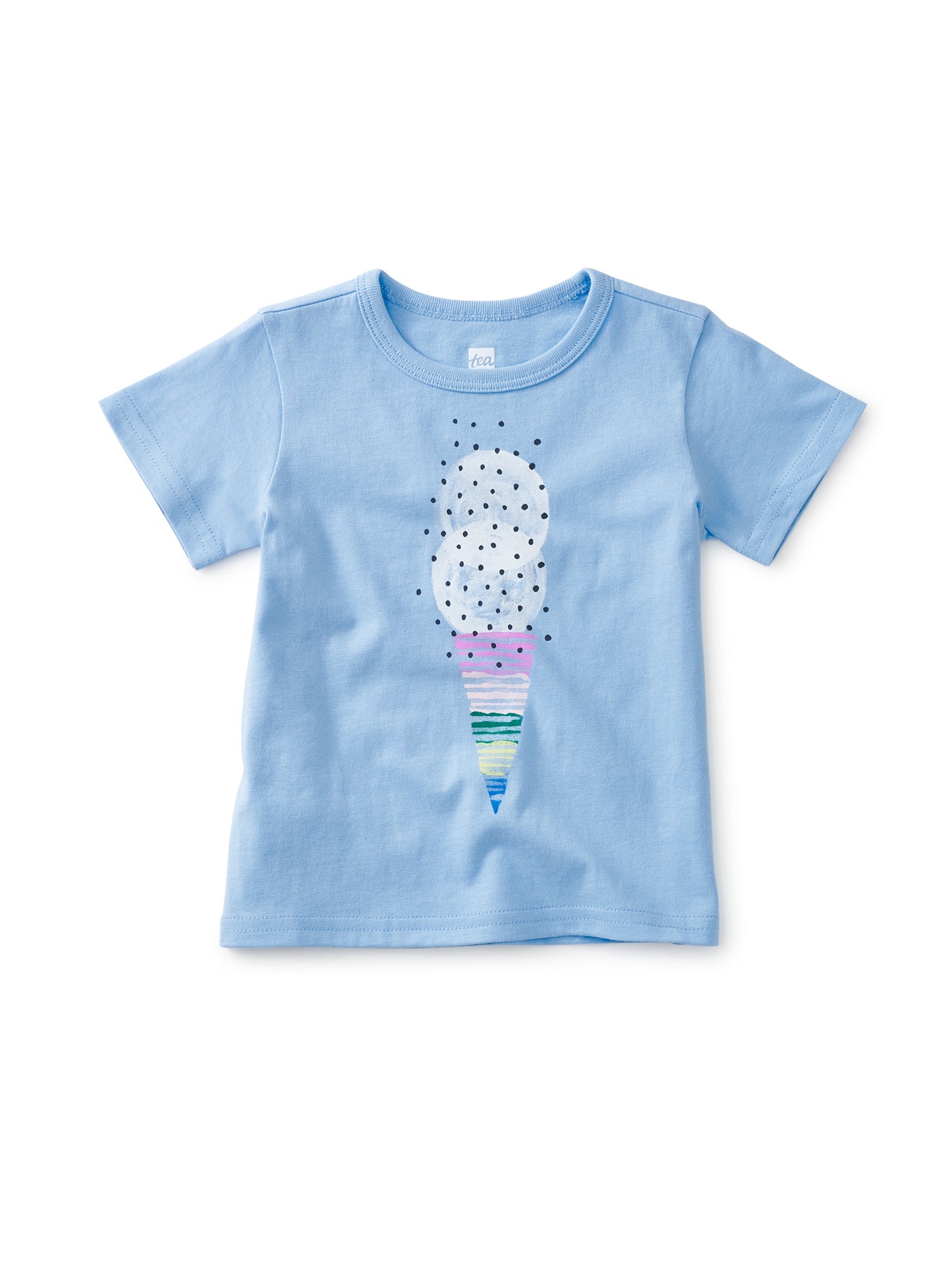 TEA VANILLA BABY GRAPHIC TEE - PLACID BLUE
