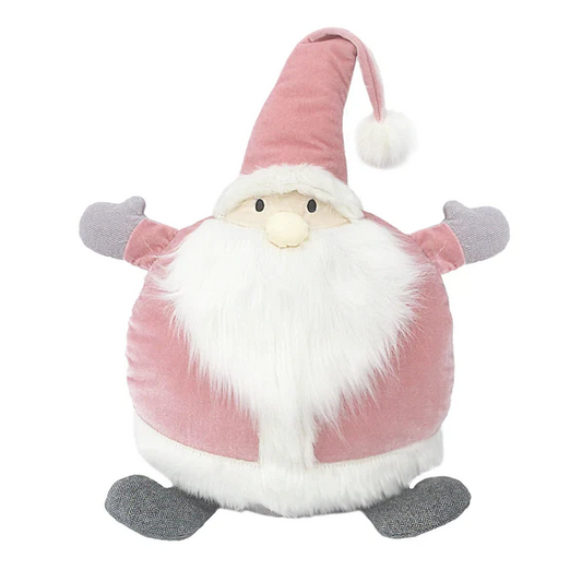 PINK SANTA ACCENT PILLOW