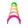 RAINBOW STACKER - 6PC - NEON