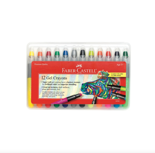 GEL CRAYONS 12CT