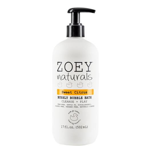 ZOEY NATURALS CITRUS BUBBLE BATH 17OZ.