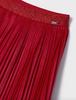 MAYORAL PLEATED VELVET SKIRT